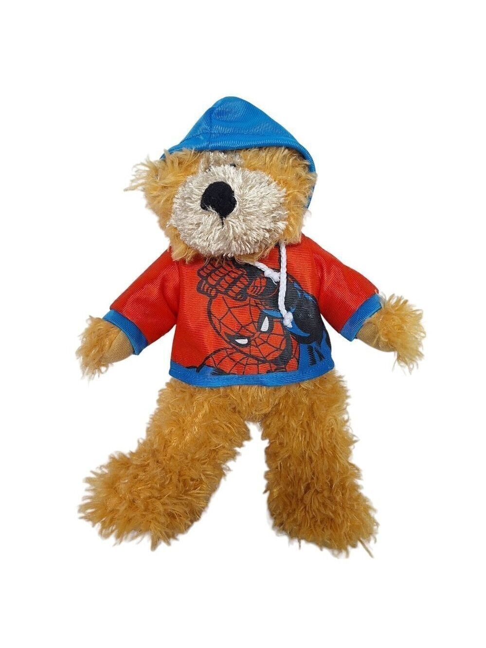 Marvel Comics Bear Spiderman Hoodie Plush Stuffed Animal 13.5 Inch 2011